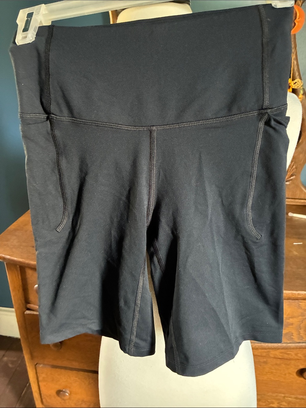 Under Armour Black High-Rise Bike Shorts